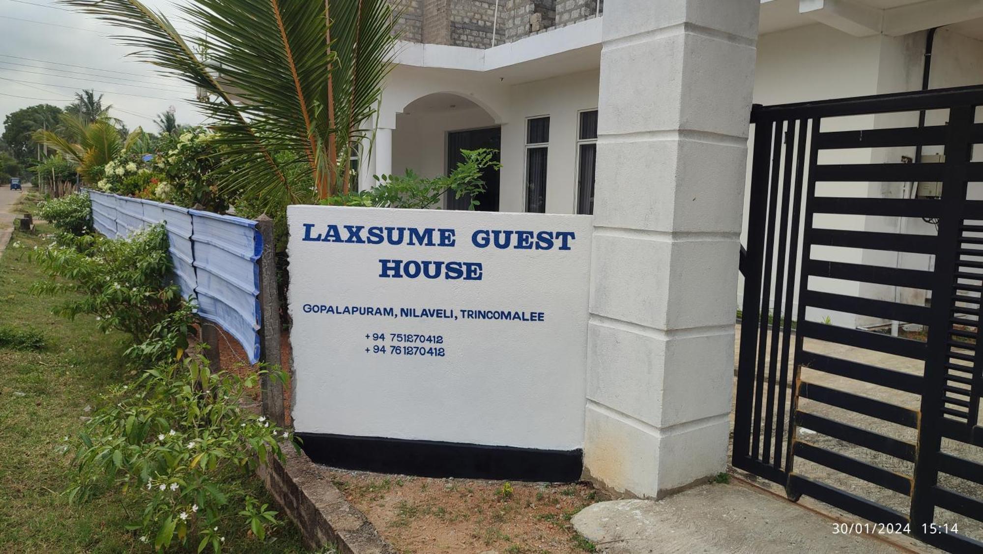 Laxsume Guest House Nilaveli Exterior photo